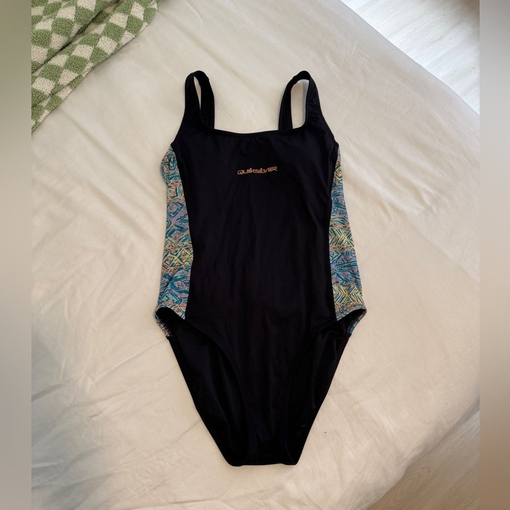 Quiksilver Open Back One Piece Swim Suit